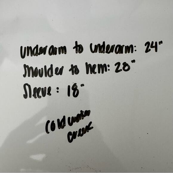 COLDWATER CREEK / red blue tan mixed media abstract patchwork sweater / XL - Picture 7 of 8